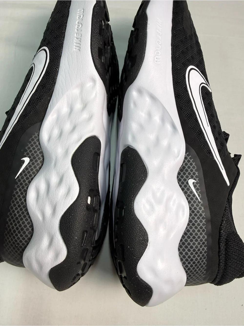 Nike Black and White Women's Running Sneakers